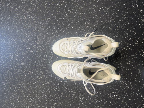Vist Large View of Product Image Which is Used Nike LAX Cleats Mens White Senior 12.5