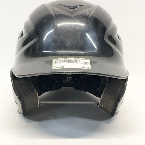 Vist Large View of Product Image Which is Used All-Star BH3000 Batting Helmet No Mask Black MD