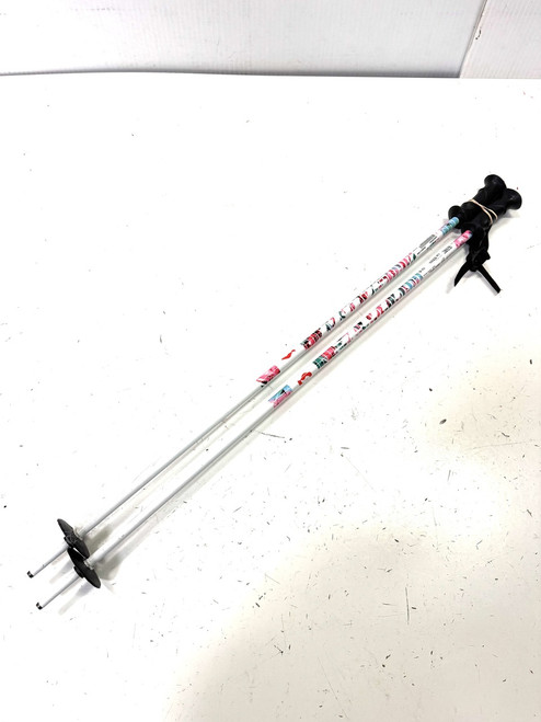 Vist Large View of Product Image Which is Used Scott JUNIOR SERIES Girls DH Ski Pole White 95 cm / 38 in