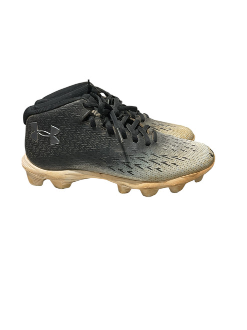 Vist Large View of Product Image Which is Used Under Armour BB CLEAT BB/SB Cleats Black Junior 04.5