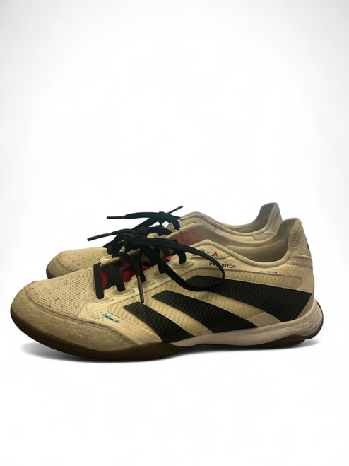 Vist Large View of Product Image Which is Used Adidas PREDATOR Soccer Indoor Shoes White Senior 7