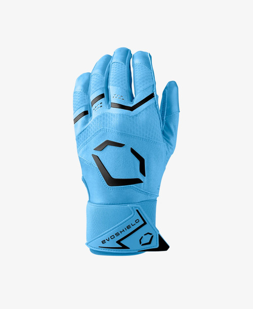 Vist Large View of Product Image Which is New Evoshield Carbyne Adult XL Batting Gloves Victory Blue