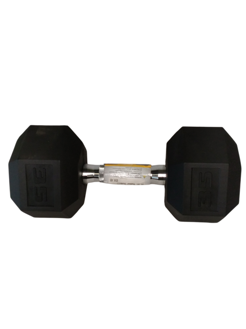 Vist Large View of Product Image Which is New 35 lb. Rubber Dumbell