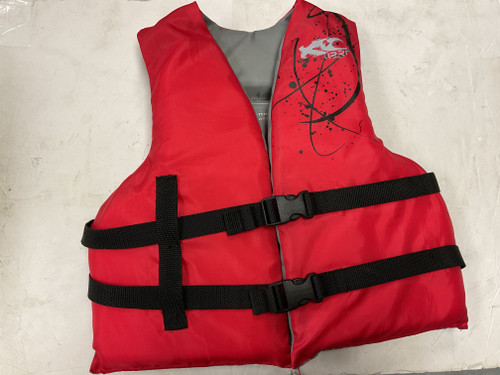 Vist Large View of Product Image Which is Used X2O YTH PFD Youth PFD Red Youth 50-90