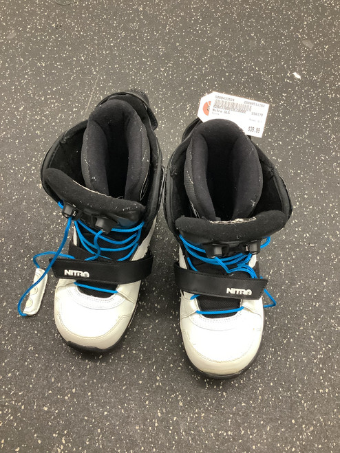 Vist Large View of Product Image Which is Used Nitro QLS Boys Snowboard Boots None Junior 05