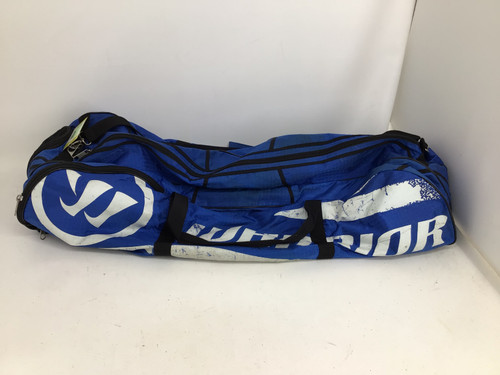 Vist Large View of Product Image Which is Used Warrior BLACK HOLE LACROSSE CARRY BAG Player Carry Bag Royal Blue