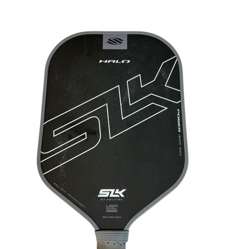 Vist Large View of Product Image Which is Used Selkirk HALO POWER Pickleball Racquet Black
