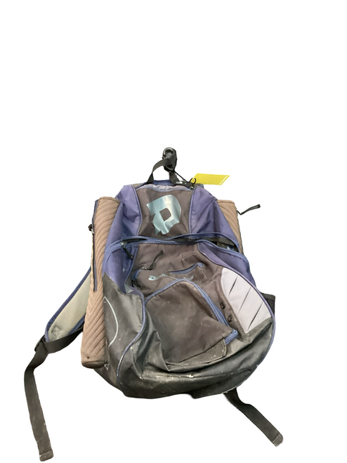 Vist Large View of Product Image Which is Used Demarini NVY/BLK BACKPACK BB/SB Player Backpack Navy Blue