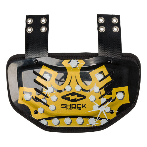 Vist Large View of Product Image Which is Shock Doctor Showtime Adult Black/Gold King Back Plate #SD30910