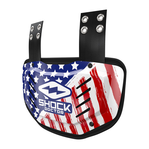 Vist Large View of Product Image Which is Shock Doctor Showtime Adult Flag Back Plate #SD30910