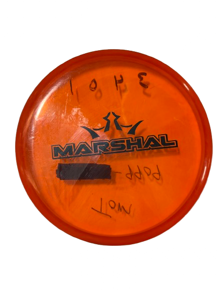 Vist Large View of Product Image Which is Used Dynamic Discs LUCID MARSHAL Disc Golf Putter Orange