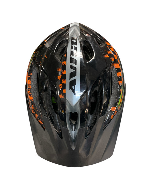 Vist Large View of Product Image Which is Used Avigo BLACK/ORANGE HELMET Bike Helmet Black MD