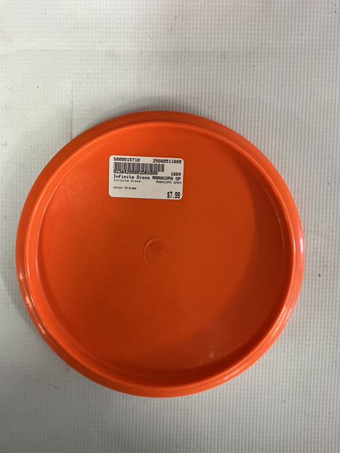Vist Large View of Product Image Which is Used Infinite Discs MARACOPA OPEN Disc Golf Putter Orange