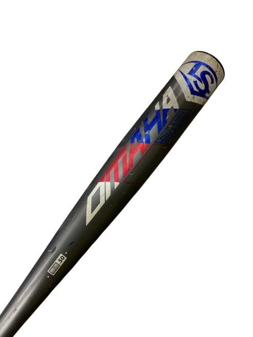 Vist Large View of Product Image Which is Used Louisville Slugger OMAHA 519 BB/SB High School -3 Bat 33"