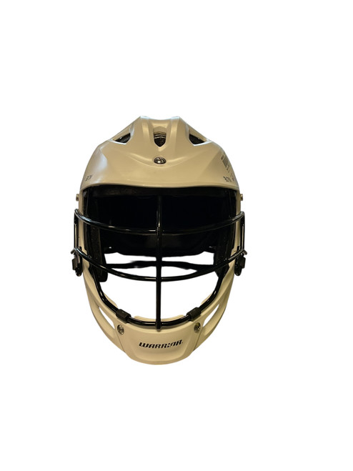 Vist Large View of Product Image Which is Used Warrior BURN JR Lacrosse Helmet White One Size
