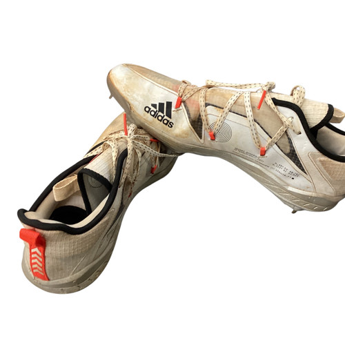 Vist Large View of Product Image Which is Used Adidas ADIDAS BASEBALL CLEATS BB/SB Cleats White Senior 12.5