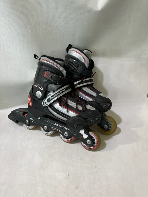 Vist Large View of Product Image Which is Used Bladerunner RSKT BLADERUNNER ADJ 4-7 Senior Rec Fitness Skates Black Adjustable