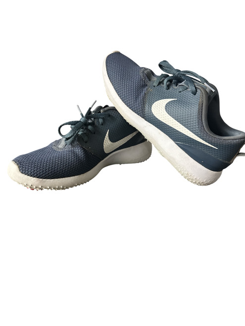 Vist Large View of Product Image Which is Used Nike Womens Golf Shoes Navy Blue Senior 6