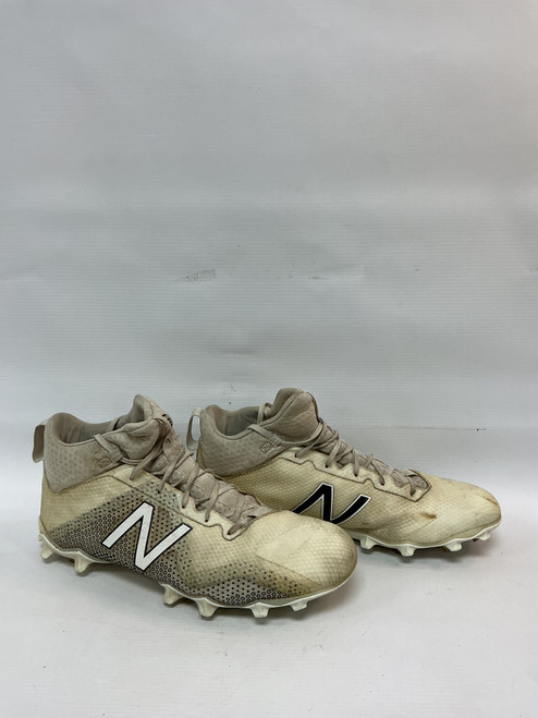 Vist Large View of Product Image Which is Used New Balance LAX Cleats Mens White Senior 12