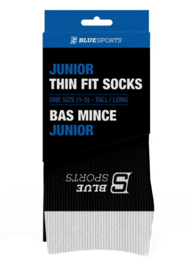 Vist Large View of Product Image Which is New Pro Skin Socks Jr BLK