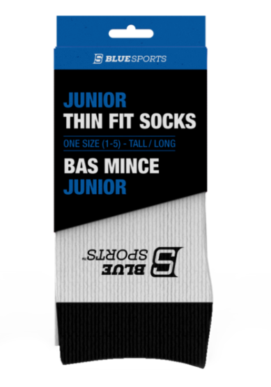 Vist Large View of Product Image Which is New Pro Skin Socks Jr WHT