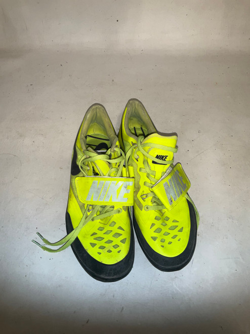 Vist Large View of Product Image Which is Used Nike THROWING SHOES Track & Field Cleats Adult Yellow Senior 8