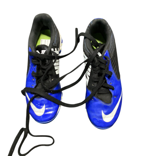 Vist Large View of Product Image Which is Used Nike SHARK Jr FB Cleats Royal Blue Junior 05