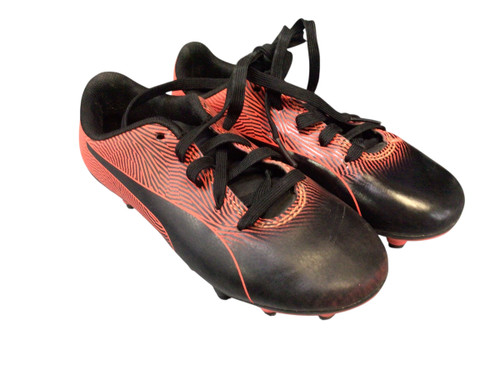 Vist Large View of Product Image Which is Used Puma Soccer Cleats Black Youth 12.0