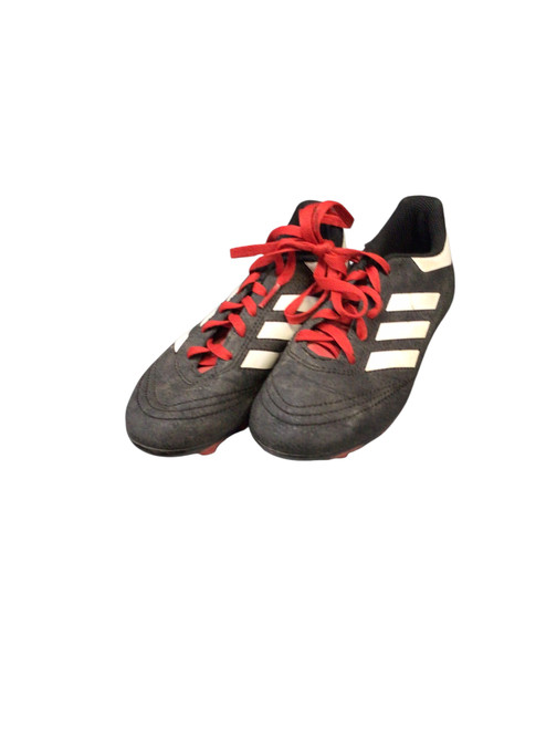Vist Large View of Product Image Which is Used Adidas Soccer Cleats Black Youth 13.0