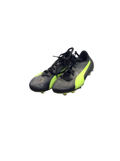 Vist Large View of Product Image Which is Used Puma Soccer Cleats Black Youth 13.0
