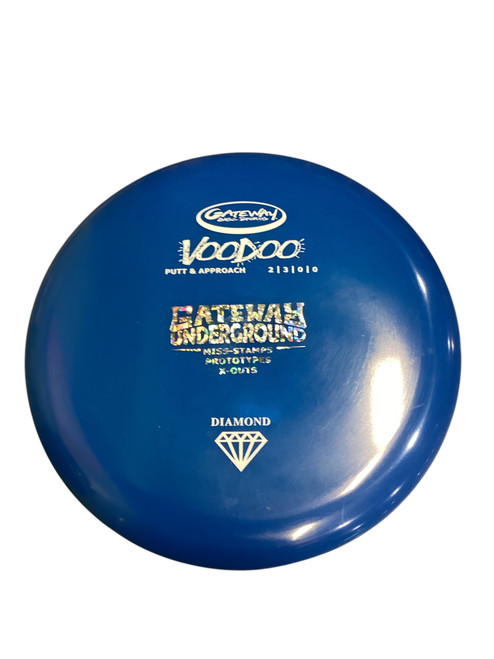 Vist Large View of Product Image Which is Used Gateway VOODOO Disc Golf Putter Navy Blue
