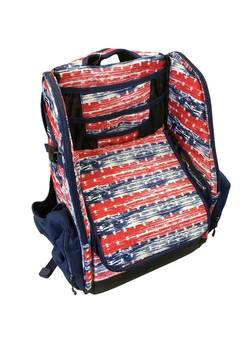 Vist Large View of Product Image Which is Used Dynamic Discs Disc Golf Backpack Red