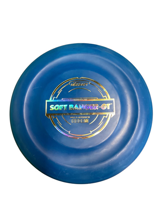 Vist Large View of Product Image Which is Used Discraft BANGER-GT SOFT Disc Golf Putter Royal Blue