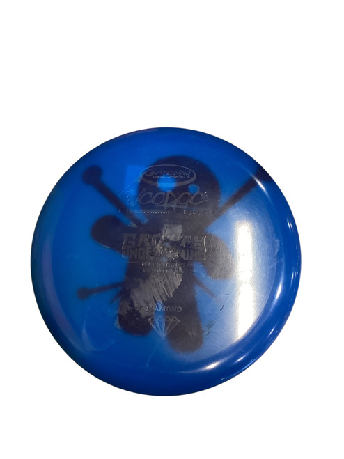 Vist Large View of Product Image Which is Used Gateway VOODOO Disc Golf Putter Navy Blue