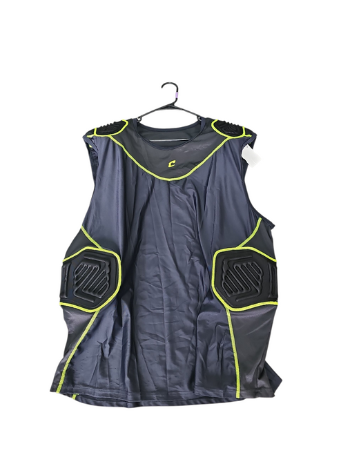 Used Champro ADULT PADDED SHIRT FB Top Adult Black 4X 11617-S000329621 Vist Large View of Product Image Which is Used Champro ADULT PADDED SHIRT FB Top Adult Black 4X