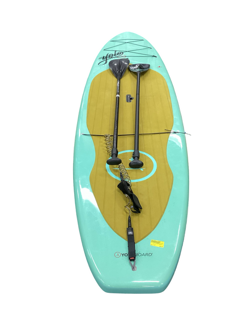 Vist Large View of Product Image Which is Used YOLO BOARD HAMMERHEAD XT SUP Board Turquoise 11Ft