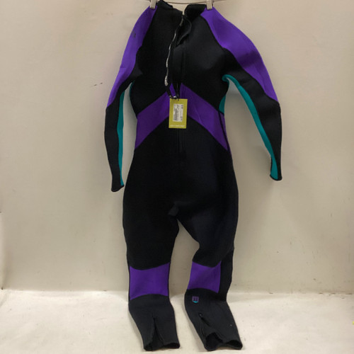 Vist Large View of Product Image Which is Used Womens Full Suit Black And Purple SM