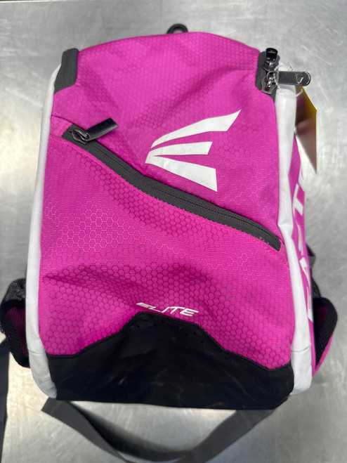 Vist Large View of Product Image Which is Used Easton ELITE YOUTH BB/SB Player Backpack Black And Pink