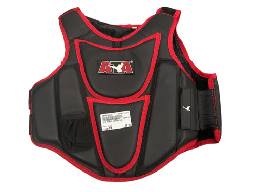 Vist Large View of Product Image Which is Used Martial Arts Chest Guard Black Youth