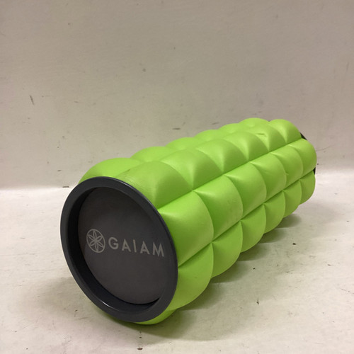 Vist Large View of Product Image Which is Used Gaiam Exercise Foam Roller Neon Green SM