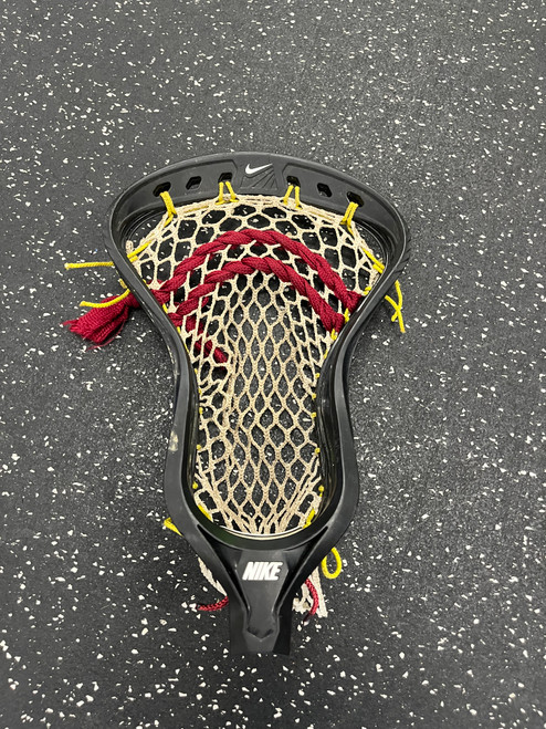 Vist Large View of Product Image Which is Used Nike ALPHA ELITE 2 Mens Lacrosse Head Black