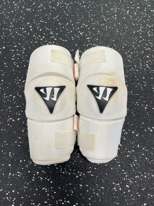 Vist Large View of Product Image Which is Used Warrior RABIL NEXT Lacrosse Arm Pads/Guards White SM