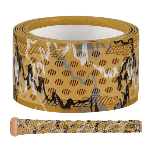Vist Large View of Product Image Which is Lizard Skins DSP Ultra Bat Grip 1.8mm Gold Camo #DSPUBB899