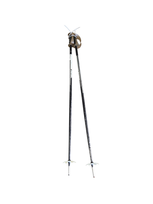 Vist Large View of Product Image Which is Used METRIC SKI POLES Mens DH Ski Pole Black 115 cm / 46 in