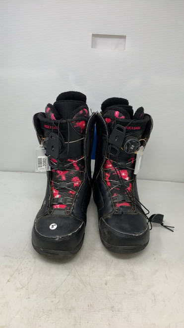 Vist Large View of Product Image Which is Used Ride BOA Womens Snowboard Boots Black Senior 5
