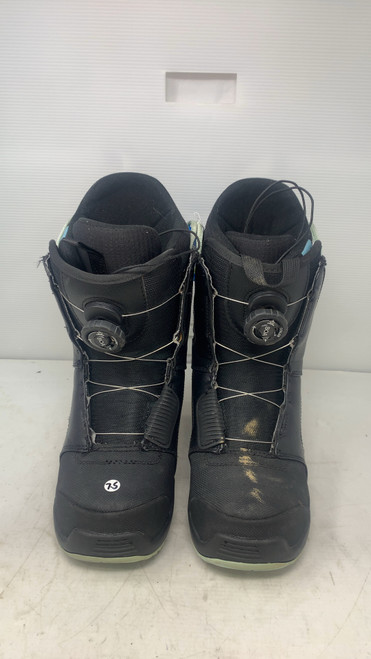 Vist Large View of Product Image Which is Used Burton BOA Mens Snowboard Boots Black Senior 7.5