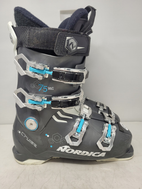 Vist Large View of Product Image Which is Used Nordica 75 WR Womens DH Ski Boot Black 255 MP - M07.5 - W08.5