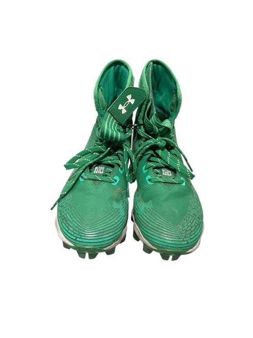 Vist Large View of Product Image Which is Used Under Armour GREEN UA BB/SB Cleats Green Junior 06