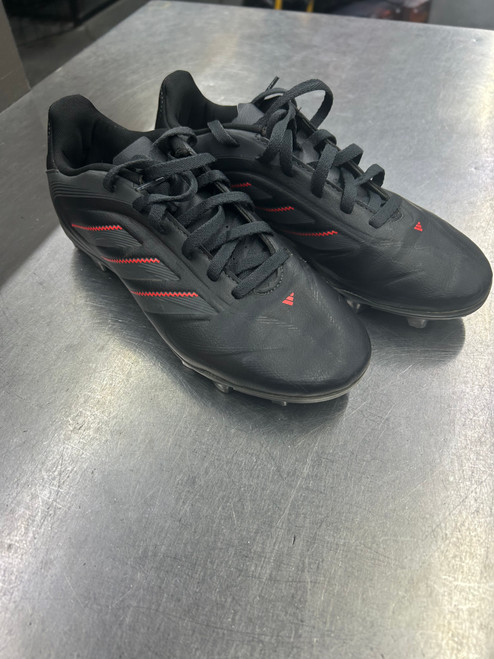 Vist Large View of Product Image Which is Used Adidas Soccer Cleats Black Junior 03.5