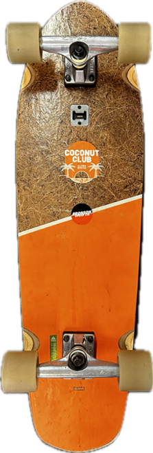 Vist Large View of Product Image Which is Used Globe COCONUT CLUB Longboard Orange Long